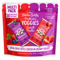 Nature’s Garden Probiotic Yoggies Snack Packs, Strawberry & Blueberry Yogurt-Coated Fruit Bites, 2 Billion Probiotic Cultures, 3g Fiber, 30 Individual Bags, 21 oz