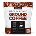 Kirkland Signature Medium Roast Ground Coffee, 100% Arabica Beans, Specialty Grade, Medium Grind, Batch Roasted, 40 oz (2.5 lb), Resealable Bag