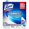 Lysol Advanced Deep Cleaning Power Toilet Bowl Cleaner, 20% More Tough Stain Removal, 32 fl oz Bottles, 4-Pack (128 fl oz Total)