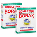 20 Mule Team Borax All Natural Laundry Detergent Booster & Multi-Purpose Household Cleaner, Helps Remove Stains & Neutralize Odors, 65 oz (Pack of 2)
