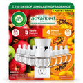 Air Wick Advanced Plug-In Scented Oil Starter Kit, 1 Warmer + 9 Refills, Apple Delight & Hawaii Exotic Papaya Hibiscus Flower, Up to 720 Days of Fragrance