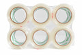 Green Machine C180 Clear Packing Tape, 48mm x 100m (1.88 in x 109.3 Yards), Packaging and Shipping Tape, 6 Rolls