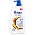 Head & Shoulders 2-in-1 Dry Scalp Care Anti-Dandruff Shampoo & Conditioner with Almond & Coconut Oil, Paraben Free, 38.8 fl oz (1.15 L), Pump Bottle