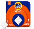 Tide evo Laundry Detergent Tiles, Original Scent, Quick Dissolve, HE Compatible, Medium Loads, 66 Count