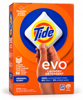 Tide evo Laundry Detergent Tiles, Original Scent, Quick Dissolve, HE Compatible, 66 Count
