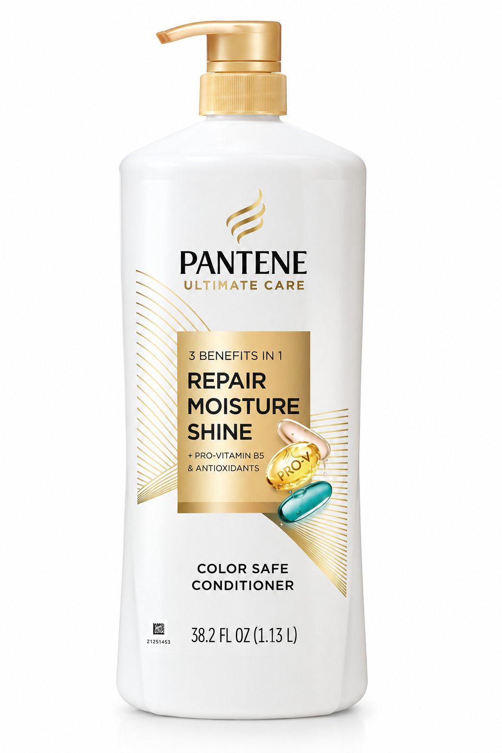 Pantene Pro-V Ultimate Care Repair, Moisture & Shine Conditioner, Color Safe, 38.2 fl oz