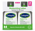 Cetaphil Moisturizing Lotion for Normal to Dry Sensitive Skin, 48-Hour Hydration, Glycerin, Vitamins B3 & B5, 20 fl oz Each, 2-Pack