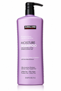 Kirkland Signature Moisture Shampoo, Professional Salon Formula, Sulfate-Free, Vegan, Paraben-Free, for Healthier, Softer, Shinier Hair, 33.8 fl oz (1 L)