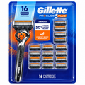 Gillette ProGlide 5 Plus Men’s Razor with 16 Cartridges, 5-Blade Shaving System, Comfort Boost Technology & Precision Trimmer