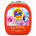 Tide PODS + Downy 4-in-1 Laundry Detergent Pacs, April Fresh, Stain Remover, Brightener & Fabric Protect, 104 Count, 95 oz