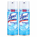 Lysol Disinfectant Spray, Crisp Linen Scent, Kills 99.9% of Viruses & Bacteria, Eliminates Odors, 12.5 oz Cans (Pack of 2)