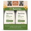 Aveeno Daily Moisturizing Body Lotion, Fragrance Free, 24 fl oz Each, 2 Pack, 48 fl oz Total