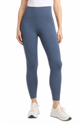 Danskin Women's Streamline Pocket Leggings, High-Waisted Activewear Pants, Light Navy Blue, XX-Large, Regular