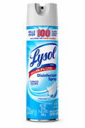 Lysol Disinfectant Spray, Crisp Linen Scent, Eliminates Odors, 19 oz (538 g)