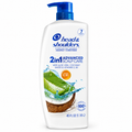 Head & Shoulders 2-in-1 Advanced Scalp Care Anti-Dandruff Shampoo & Conditioner with Aloe & Coconut Water, Vitamin E & B3, 40 fl oz