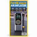 Fanttik X11 Pro Portable Tire Inflator, Cordless Rechargeable Air Compressor, 150 PSI Digital Tire Pump with LED Flashlight for Cars, Bikes, Motorcycles & Balls