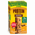 Nature Valley Protein Chewy Granola Bars, Peanut Butter Dark Chocolate, 10g Protein, Gluten Free, 6g Fiber, 30 Individually Wrapped Bars, 42.6 oz