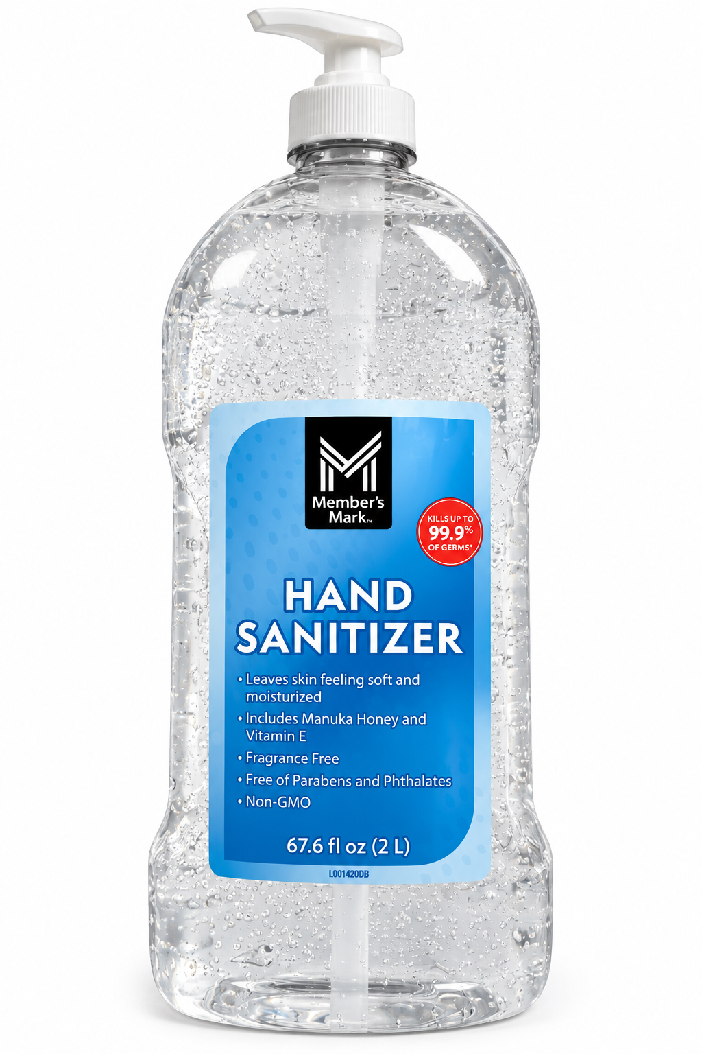 c, 67.6 fl oz (2 L) – Kills 99.9% of Germs, Fragrance-Free, with Manuka Honey & Vitamin E