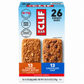 CLIF BAR Energy Bar Variety Pack, Crunchy Peanut Butter & Chocolate Chip, 2.4 oz Each, 26 Count