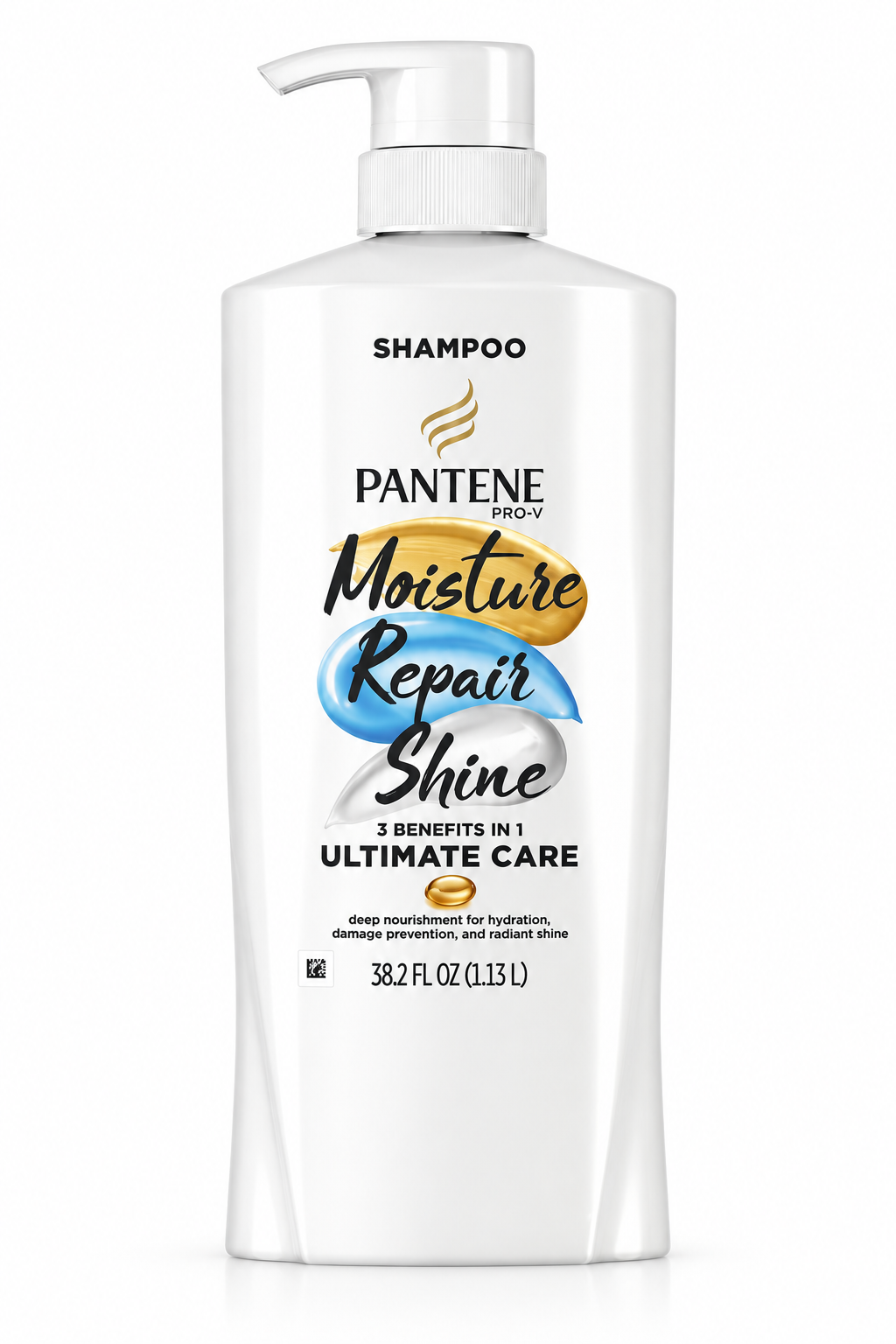 Pantene Pro-V Moisture Repair + Shine Ultimate Care Shampoo, 38.2 fl oz