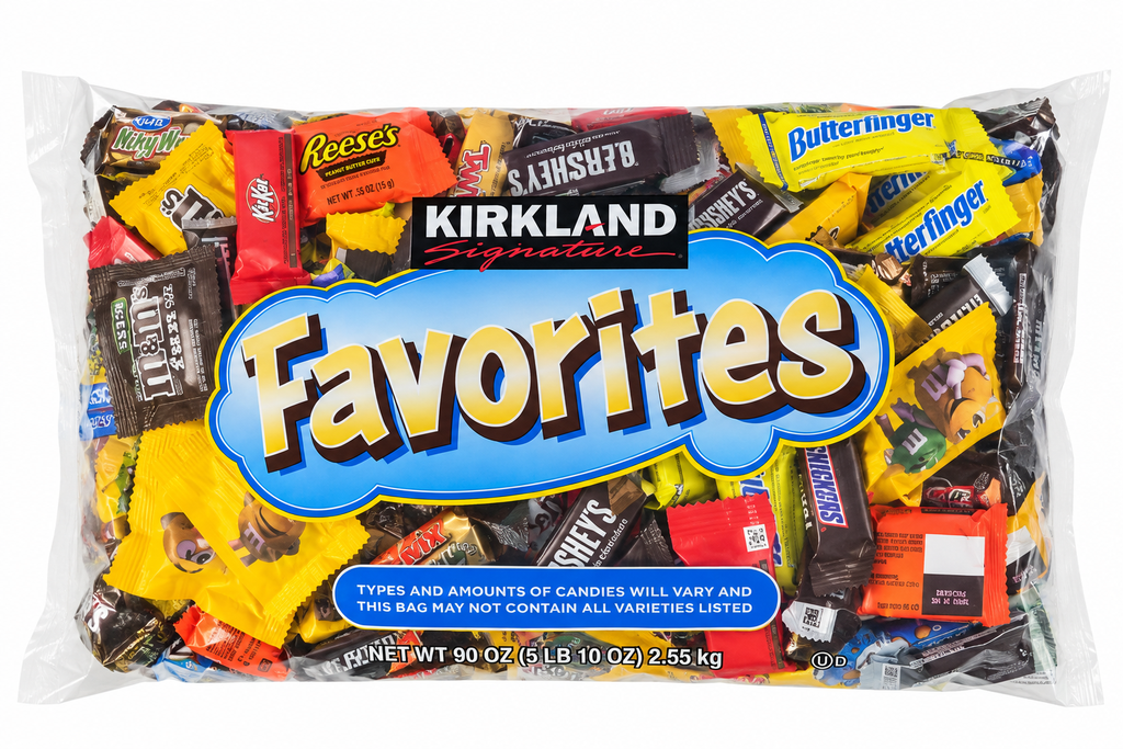 Kirkland Signature Favorites Chocolate Candy Variety Pack, Fun Size Individually Wrapped, Approx. 150 Pieces, 90 oz