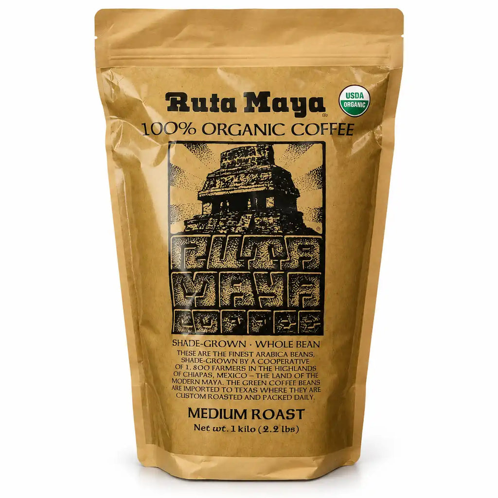 Ruta Maya Organic Coffee Medium Roast 2.2 Pounds