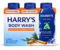Harry’s Wildlands Body Wash, Sandalwood & Cypress, No Sulfates, Parabens or Dyes, 18 fl oz Each, 3 Pack, 54 fl oz Total