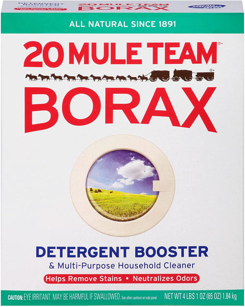 Dial Twenty Mule Team Borax Natural Laundry Booster and Multi-Purpose Only One, 65 Ounce