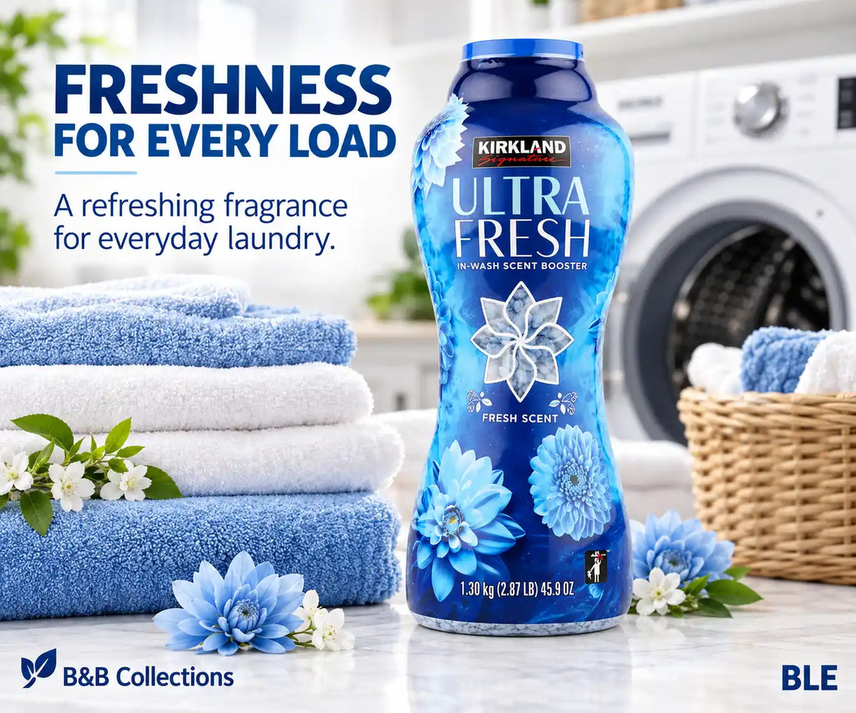 Kirkland Signature Ultra Fresh In-Wash Scent Booster, Fresh Scent, Laundry Fragrance Beads, 45.9 oz (1.30 kg)
