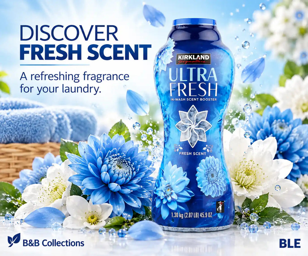 Kirkland Signature Ultra Fresh In-Wash Scent Booster, Fresh Scent, Laundry Fragrance Beads, 45.9 oz (1.30 kg)
