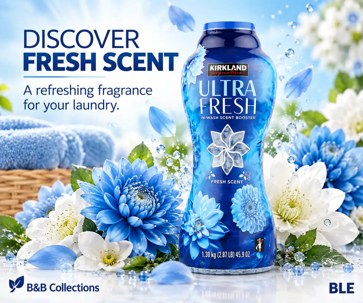 Kirkland Signature Ultra Fresh In-Wash Scent Booster, Fresh Scent, Laundry Fragrance Beads, 45.9 oz (1.30 kg)