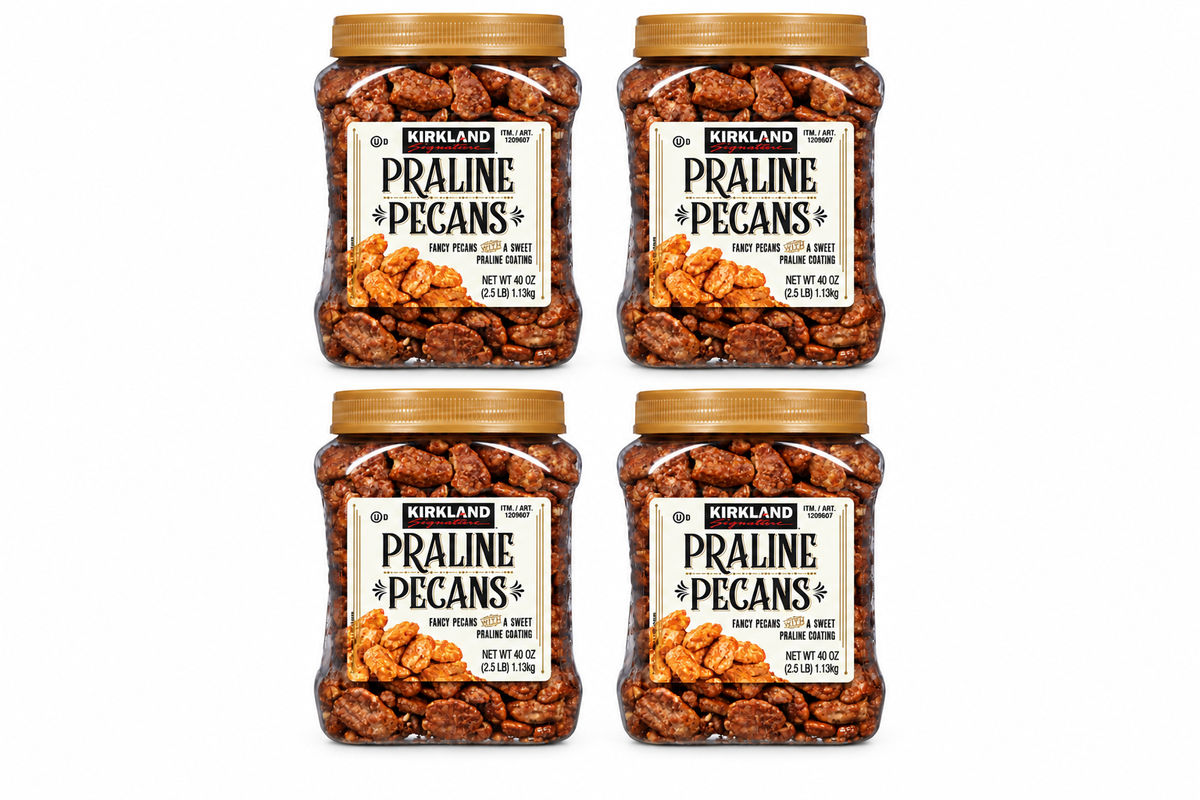 Kirkland Signature Praline Pecans, Fancy Pecans with Sweet Praline Coating, 40 oz per Container