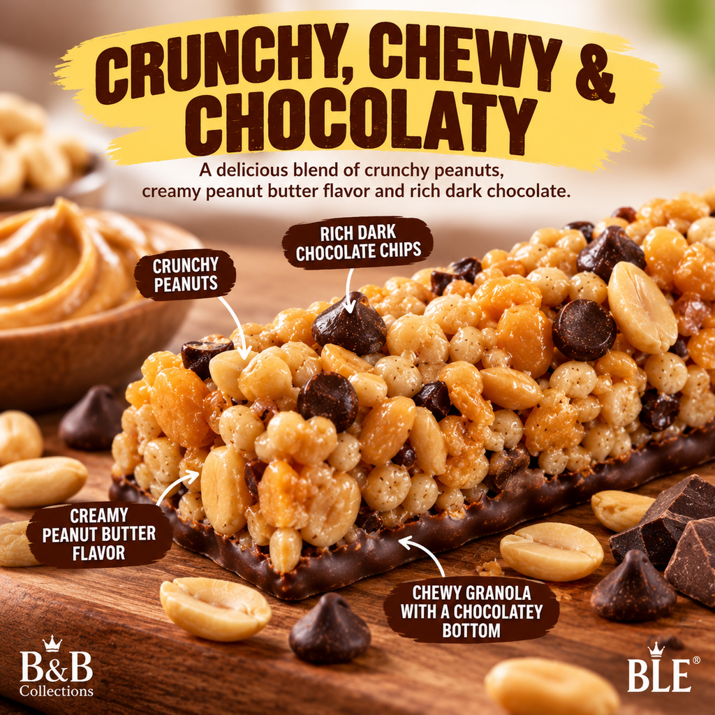 Nature Valley Protein Chewy Granola Bars, Peanut Butter Dark Chocolate, 10g Protein, Gluten Free, 6g Fiber, 30 Individually Wrapped Bars, 42.6 oz