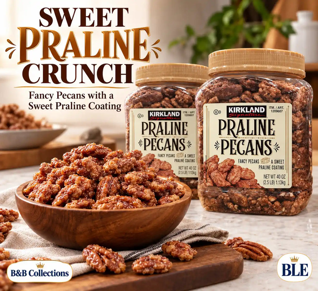 Kirkland Signature Praline Pecans, Fancy Pecans with Sweet Praline Coating, 40 oz Each, 2 Pack, 80 oz Total
