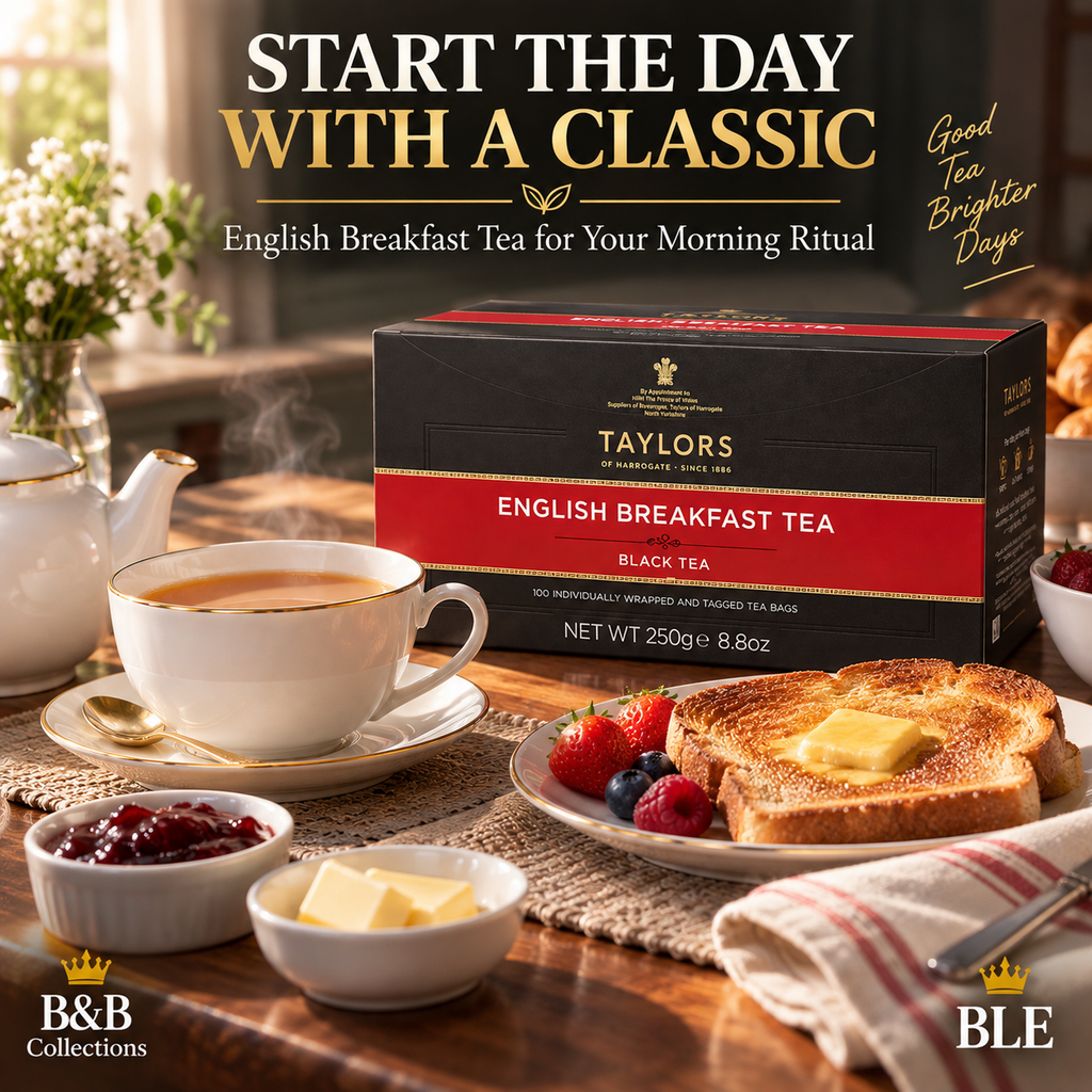 Taylors of Harrogate English Breakfast Tea, Rich & Malty Black Tea, 100 Individually Enveloped Tea Bags, 8.8 oz (250 g)