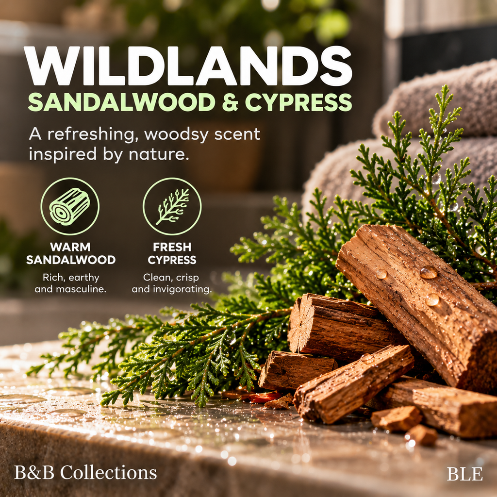 Harry's Wildlands Body Wash, Sandalwood & Cypress Scent, 30 fl oz Pump Bottle, Sulfate-Free, Paraben-Free & Dye-Free, 1-Pack or 2-Pack