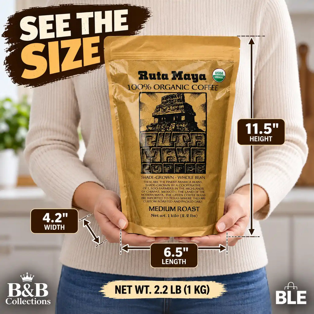 Ruta Maya Organic Coffee Medium Roast 2.2 Pounds