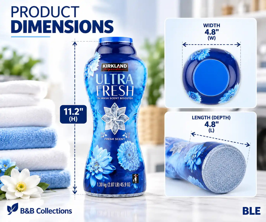 Kirkland Signature Ultra Fresh In-Wash Scent Booster, Fresh Scent, Laundry Fragrance Beads, 45.9 oz (1.30 kg)