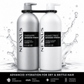 Nexxus Therappe & Humectress Advanced Hydration Shampoo and Conditioner Set, 32 fl oz Each, Deep Moisture System for Dry & Brittle Hair