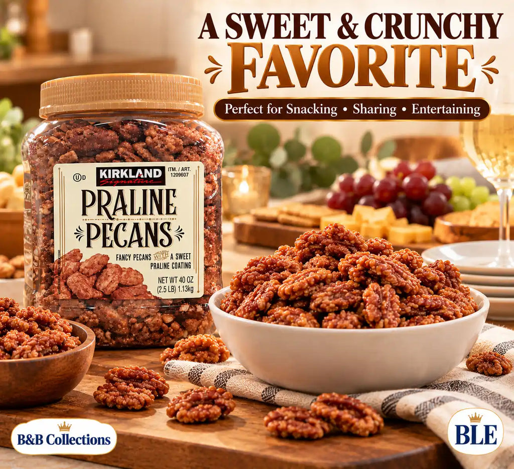 Kirkland Signature Praline Pecans, Fancy Pecans with Sweet Praline Coating, 40 oz Each, 2 Pack, 80 oz Total