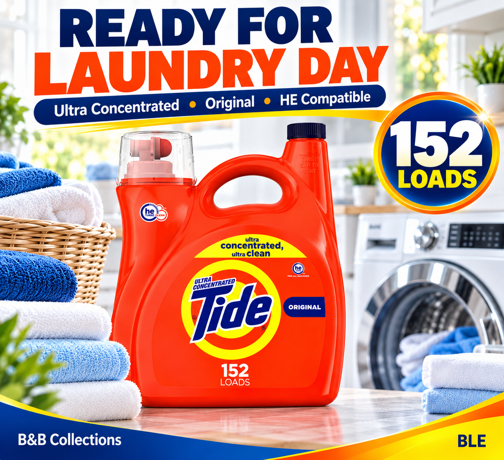 Tide Ultra Concentrated Liquid Laundry Detergent + Advanced Power OXI, HE Compatible, 78 Loads, 138 fl oz