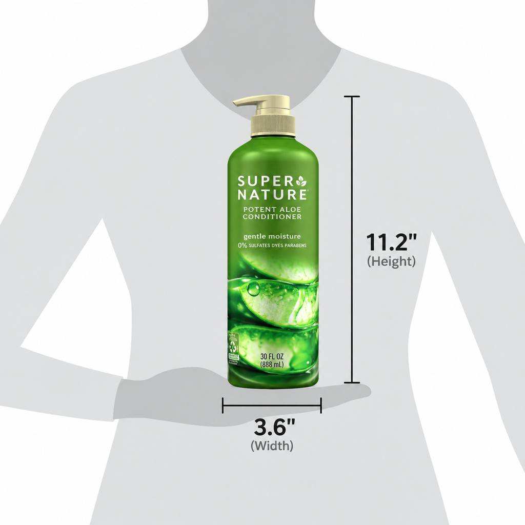 Super Nature Potent Aloe Gentle Moisture Conditioner, 30 fl oz