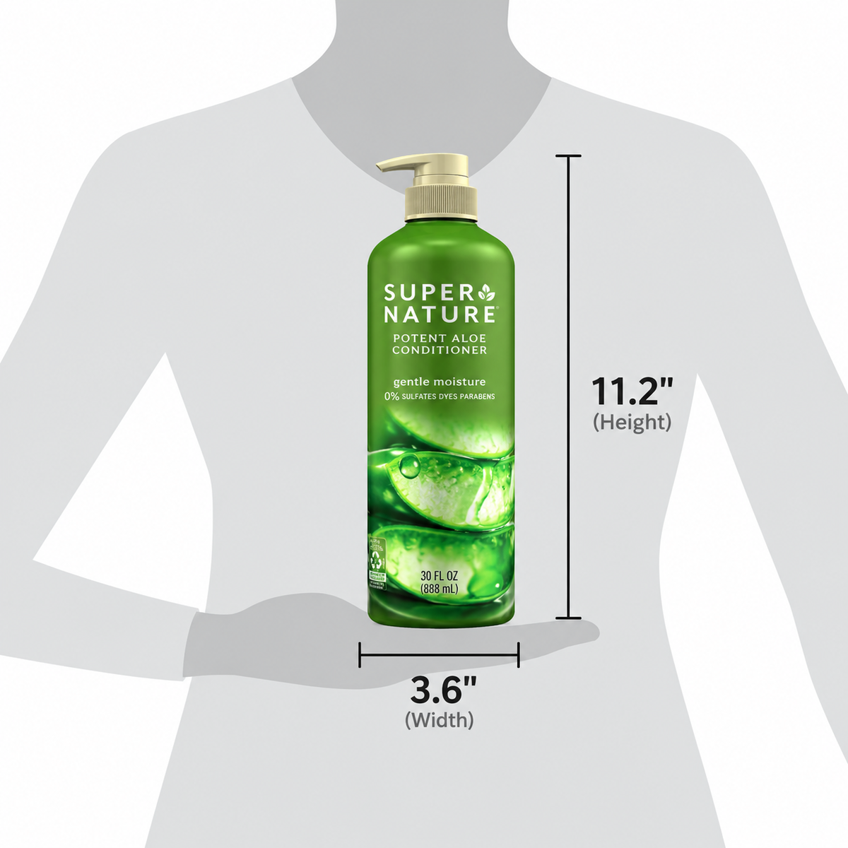 Super Nature Potent Aloe Gentle Moisture Conditioner, 30 fl oz