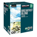Kirkland Signature Organic K-Cup Coffee Pods, 120 Count, Keurig Compatible, Choose Your Roast
