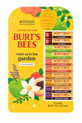 Burt's Bees Meet Us in the Garden Lip Balm Variety Pack, 10 Count, Coco Loco SPF 30, Green Apple, Sweet Peach, Wildflower Honey & Lavender Vanilla