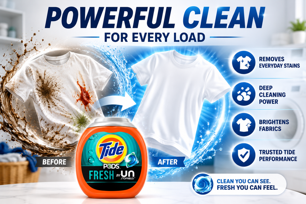 Tide Laundry Detergent Pods, HE Compatible, Multiple Formulas & Counts
