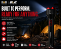 Infinity X1 Dual Power Rechargeable LED Flashlight, 10,000 Lumens, 1/2 Mile (800m) Beam Distance, USB-C Rechargeable, Flood & Spot Beam, Power Bank, Thermal Heat Sensing, IPX4