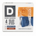 Duke Cannon Big Ass Bricks of Soap Variety Pack, 4 Large Bar Soaps, 10 oz Each (40 oz Total), Midnight Swim & Sawtooth Men's Bar Soap