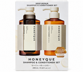 HONEYQUE Deep Repair Shampoo & Conditioner Set with Manuka Honey & Triple Protein, Frizz Control, 15.22 fl oz Each, 2 Count