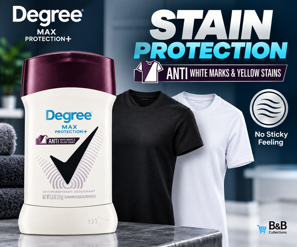 Degree Max Protection+ Antiperspirant Deodorant, 72-Hour Sweat & Odor Protection, 2.6 oz, 6 Pack